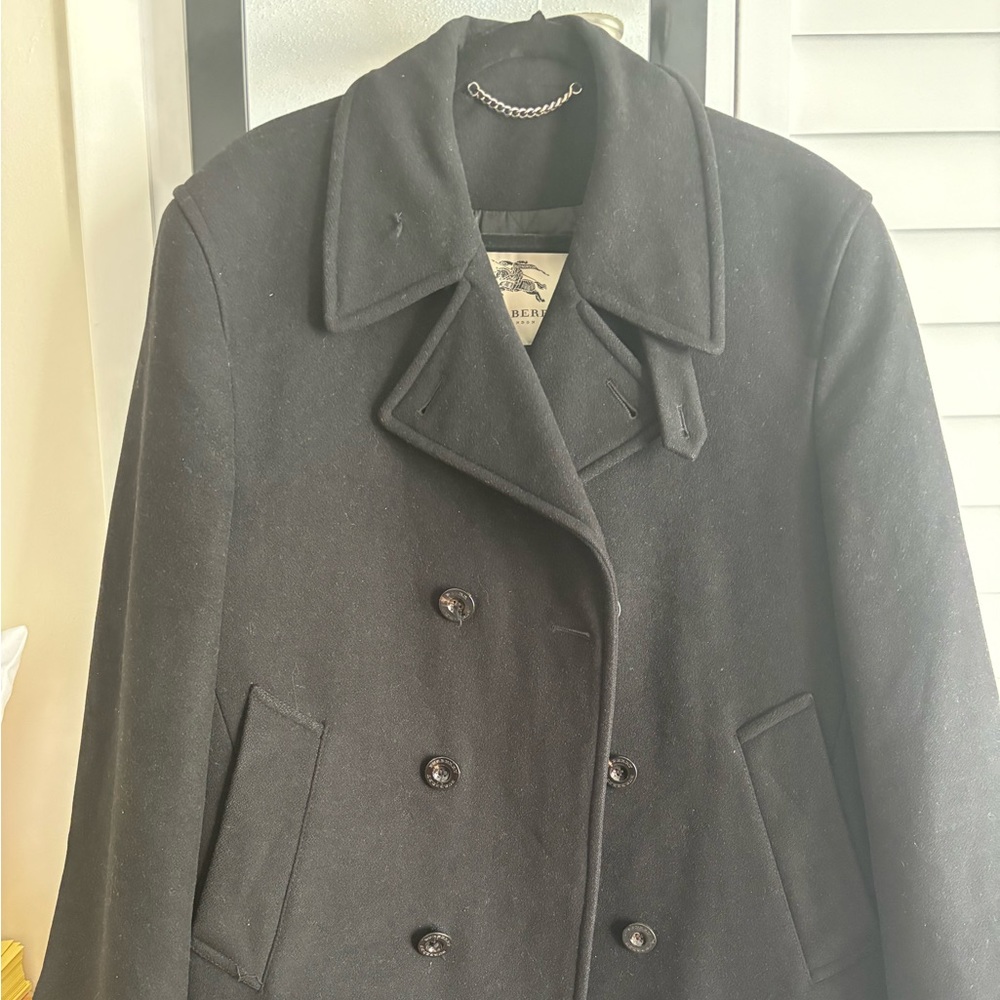 Nice wool Burberry Coat Pea Coat